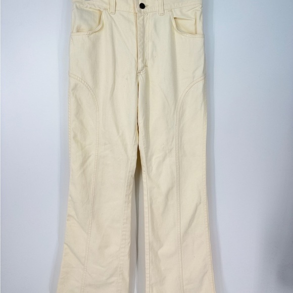 LEE Vintage 1970s Saddleback Bareback Groovy High Rise Flare Leg Pant - Picture 1 of 5